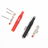 Connecteur banane mâle à souder de type DIY pour multimètre, connecteur banane de 4 mm, directement de l'usine