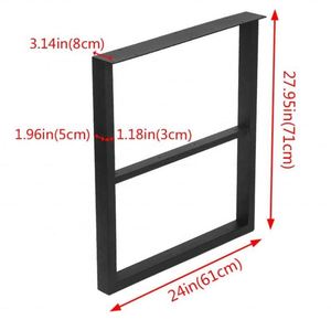 WEKIS New Modern Custom Square Metal Dining <b>Table</b> Legs for Outdoor Living Room Use DIY Steel Furniture - Product Image 2