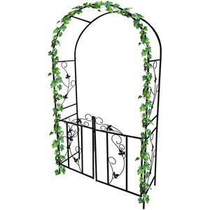 Chaude arc <span class=keywords><strong>de</strong></span> mariage en plein air jardin arqué <span class=keywords><strong>tonnelle</strong></span> avec porte pour plante grimpante - Product Image 1