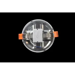 Moderna lampada a LED 8W con angolo regolabile integrale scatola calda luce bianca 6000K CCT per bagno e paesaggio tipo Base incassata - Product Image 6
