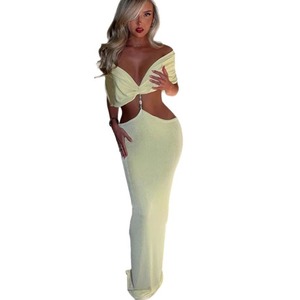 Abito da donna monospalla sexy e alla moda, slim fit, con dettagli cut-out, nuova collezione estiva 2026 - Vendita all'ingrosso per boutique - Product Image 5
