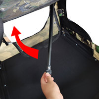 Remorque de vélo pliable camouflage pour animaux de compagnie, camping, meubles, transport de chiens, chats et bagages