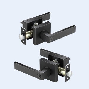 Kunci Gagang Pintu Silinder Modern dari Paduan Seng Tanpa Kunci dengan Backset 70mm untuk Kamar Tidur dan Kamar Mandi - Product Image 2