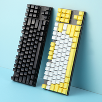 87 Tombol K400 RGB LED Rainbow Wired Keyboard Backlit Mechanical Gaming Keyboard untuk Windows Gaming PC