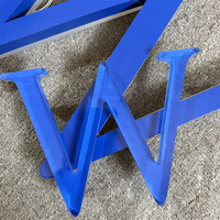 Corte láser claro Interior negocio marca señalización 3D logo pared decoración acrílico letras Oficina signo