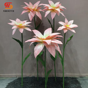 LISSE nouveau Design décoration de mariage scène papier fait main artificielle grandes fleurs géantes pour l'affichage - Product Image 6