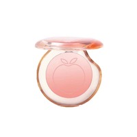 Kekemood nouveau 6 couleurs couleur pêche éclaircit fard à joues ressemblant à la pêche point culminant plaque cosmétique joue Purpleno floraison