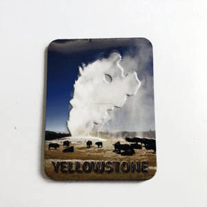 Magnete del frigorifero del frigorifero del metallo della latta del ricordo della città del paese di progettazione personalizzata promozionale - Product Image 4