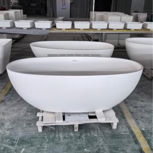 Drain en résine de pierre artificielle écologique pour usage intérieur dans les hôtels, villas, salles de bain, baignoires autoportantes et chambres. - Product Image 4