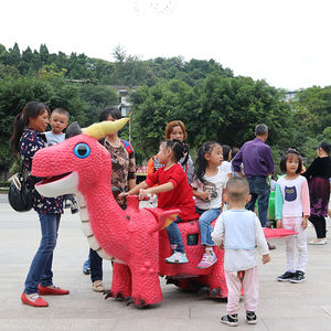 Depósito 15 Gecai Venta caliente Dino Park Riding Dinosaur Machine Animatronic Dinosaur Ride para niños - Product Image 6