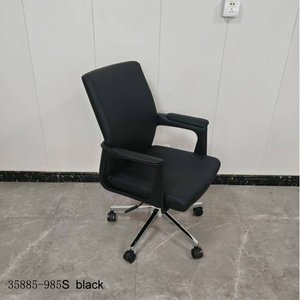 Silla de oficina moderna y cómoda 35885-985S negra - Product Image 2