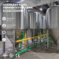 Cuve de Fermentation en Acier Inoxydable 1BBL 2BBL 3BBL 5BBL 10BBL – Équipement de Brasserie pour la Production de Bière en Petites Séries