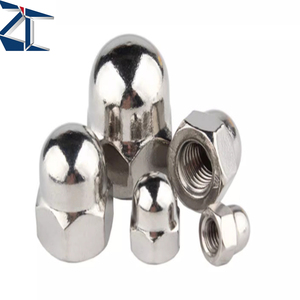 सही गुणवत्ता कार्बन स्टेनलेस स्टील एम 6 एम 8 गोल सिर सुरक्षा फर्नीचर अखरोट हेक्सागोन हेड कैप गुंबद नट - Product Image 5