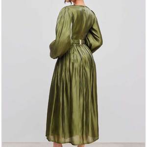 Xếp Li Đảng của phụ nữ ăn mặc Thổ Nhĩ Kỳ áo choàng phổ biến hồi giáo ăn mặc Thổ Nhĩ Kỳ islamic quần áo hồi giáo Dresses đối với phụ nữ - Product Image 4