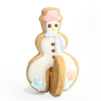 Ensemble de 8 emporte-pièces carrés 3D en acier inoxydable écologique pour biscuits et bonbons, résistants au lave-vaisselle et au four, idéal pour les fêtes