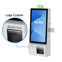 Terminal de paiement tout-en-un SUNTEK personnalisé, Android 14/Windows 10, kiosque en libre-service (modèle SK5), écran tactile, sans fil, multi-support