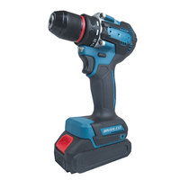 Kit Mini Perceuse Électrique Portable 21V Source Usine, Perceuse à Percussion Sans Fil avec Vitesse Variable et Batterie Lithium