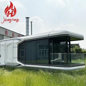 Prefab cao tùy chỉnh nóng bán mô-đun Viên Nang Nhà dự án nhà táo cabin nhà sang trọng không gian viên nang nhà cửa hàng di động - Product Image 4