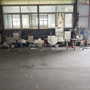 Ligne de production entièrement automatique de nuggets de poulet, presse à galettes de hamburger, machine à faire des burgers, ligne de production de nuggets de poulet - Product Image 6
