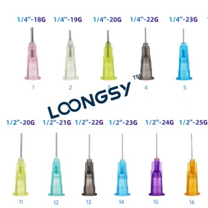 Kim tiêm đầu nhựa thép không gỉ KK Bayonet 16G 18G 20G 22G 24G 25G 26G 27G 1/4'' 1/2'' 1'' 1.5 inch, đầu kim dùng cho keo công nghiệp - Product Image 3