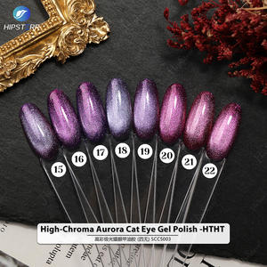 Esmalte de Gel de Ojo de Gato de Marca Privada, Libre de HPMA y TMPTA, Libre de HEM y TPO, Gel de Ojo de Gato Aurora de Alta Cromación, Gel de Uñas de Gato Reflectante Magnético - Product Image 2
