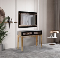 Fabricant Professionnel En Gros Ensemble Table Console de Couloir et Table Console Miroir