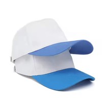 Gorras de Béisbol Unisex de Alta Calidad, Dos Tonos, Sarga, Logotipo Personalizado, Algodón, 5 Paneles, Bordado 3D Moderno