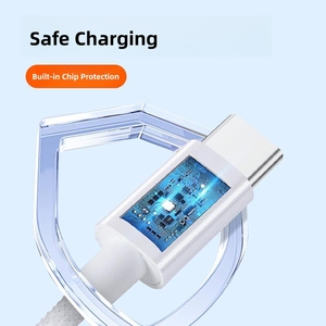 2 Trong 1 Nhanh Chóng Sạc Bện Cáp Dữ Liệu Loại C Pd 60W 8Pin 20W Cáp Dữ Liệu Cho Tôi Điện Thoại 16 15 14 13 - Product Image 5