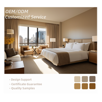 Ensemble de meubles de chambre d'hôtel sur mesure, modernes, pour usage commercial, service d'approvisionnement unique, projet cinq étoiles