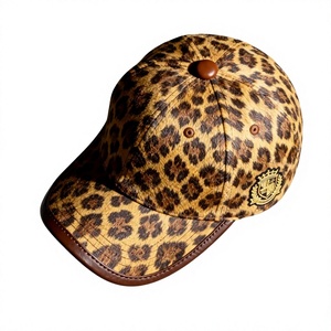 Gorra de Béisbol con Estampado de Leopardo, Bordado Personalizado OEM con Tu Diseño, Gorro de Invierno - Product Image 2
