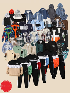 Venta al por Mayor de Lotes Surtidos de Conjuntos de 2 Piezas para Niños y Niñas, Otoño Invierno, Estilos Variados, para Revendedores de Ropa - Product Image 5