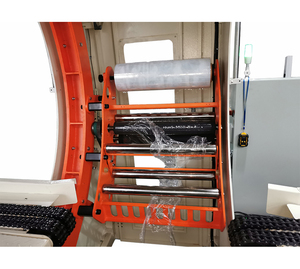 באופן מלא אוטומטי מסלולית אופקי מתיחה אוטומטית מכונה, למתוח wrapper עבור דלת, חלון, ארוך מוצרים - Product Image 5