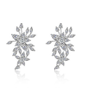 Lacor EP2204 Boucles d'oreilles pour femmes en laiton avec zircon pavé - Product Image 1