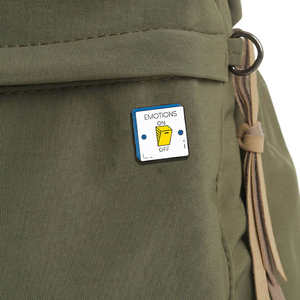 Smering Pinnen Emoties Op Uit Email Pin Switch Controller Badge Cartoon Tool Legering Broche Custom Groothandel - Product Image 2