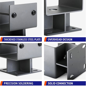 Soporte <span class=keywords><strong>de</strong></span> Anclaje <span class=keywords><strong>para</strong></span> Base <span class=keywords><strong>de</strong></span> Poste <span class=keywords><strong>de</strong></span> Hormigón, Soporte <span class=keywords><strong>de</strong></span> Base <span class=keywords><strong>de</strong></span> Poste en Forma <span class=keywords><strong>de</strong></span> U <span class=keywords><strong>para</strong></span> Pérgola <span class=keywords><strong>de</strong></span> Madera, Soporte <span class=keywords><strong>de</strong></span> Pérgola <span class=keywords><strong>de</strong></span> Metal - Product Image 4