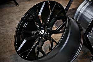 FCS-44 Cerchio Forgiato Personalizzato Monoblocco Multi-Razza Finitura <span class=keywords><strong>Nera</strong></span> per BMW Mercedes-Benz Audi Lexus <span class=keywords><strong>Porsche</strong></span> - Product Image 3