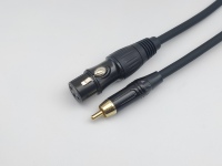 Câble audio DMX XLR femelle vers RCA / 3,5 mm / 6,35 mm TS, adaptateur de prise XLR femelle 3 broches, broches en cuivre OFC pour haut-parleur de scène, micro, câble