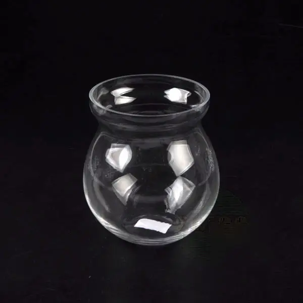 Vaso de vidro para aquário, vaso de vidro transparente para tanque de peixes