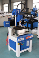 3030 4040 6060 Máquina enrutadora de fresado CNC 4 ejes Soporte de estructura de hierro fundido completo Actualización a servomotor para precio de metal