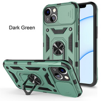 Casing Pelindung Kamera Geser Mewah Penutup Sandaran Tahan Benturan Tahan Guncangan Kulit Kasar Penutup Ponsel untuk Iphone 14 Pro Max
