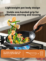 Poêle à frire antiadhésive en alliage d'aluminium pour usage quotidien, spécialement conçue pour les œufs, compatible avec les cuisinières à gaz et à induction, écologique et durable