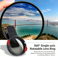 Filtre polarisant anti-reflet neutre CPL 67 mm pour appareils photo reflex numériques/appareils photo sans miroir et smartphones