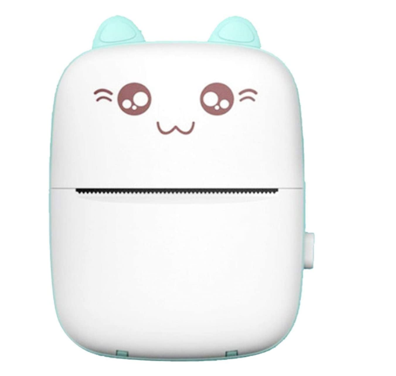 Blue kid mini printer