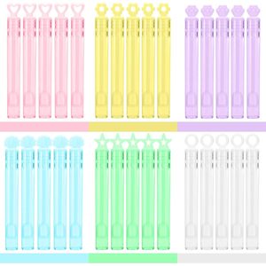 Set di Mini bacchette a bolle da 30 pezzi 6 stili e 6 colori fantastici giocattoli per esterni e interni per bambini bomboniere per feste - Product Image 6