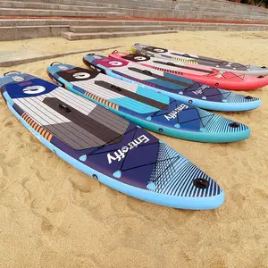 Aufblasbares Paddleboard Stehend Meerwasser Rafting Anfänger-Surfbrett Paddelbrett Float Board