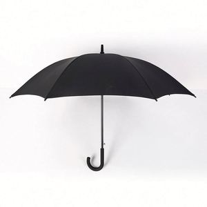 Parapluie de golf pliant à long manche, poignée incurvée, ouverture semi-automatique, tige droite, cadeau d'affaires, logo personnalisable, promotionnel - Product Image 4