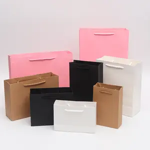 View larger image Add to Compare Share Recyclable Biodegradable Custom Shopping Paper Bag Packaging Luxury Gift Paper Bags wit