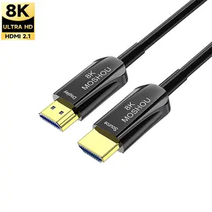 MOSHOU 4K 8K HDMI cavo in fibra ottica Slim 48gbps UHS HDMI 2.1 cavo CL3 nominale 8 k60hz 4 k120hz HDCP 2.2 e 2.3 eARC Theater Gaming