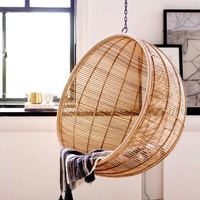Fauteuil suspendu en forme d'œuf - Balançoire pour terrasse de plage et chambre à coucher, fauteuil suspendu de loisirs pour intérieur et extérieur