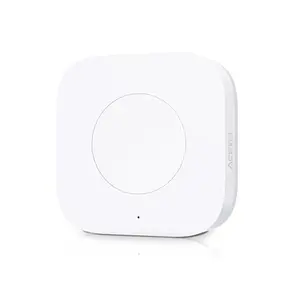 Zigbee kablosuz Mini anahtarı Xiaomi akara akıllı uzaktan kumanda ev otomasyon Homekit için Xiaomi Mi ev WXKG11LM